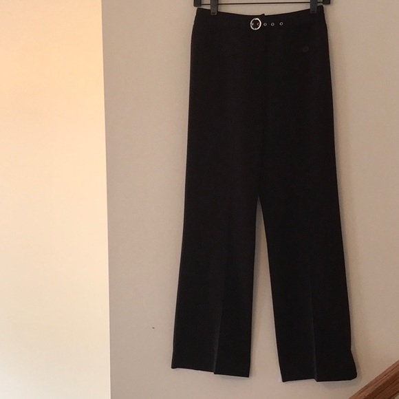 Flair or Straight Leg Pant Belt included Trousers Spandex - Picture 1 of 12